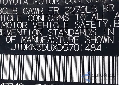 2013 Toyota Prius Two z USA, uszkodzony, nr VIN JTDKN3DUXD5701484